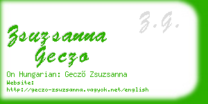 zsuzsanna geczo business card